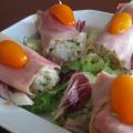 Involtini di cotto ripieni di riso