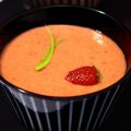 Gazpacho di fragole e pomodori