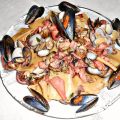 GIGANTI CON COZZE, VONGOLE, TONNO E POLIPETTI