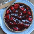 Tart con fragole arrostite e timo