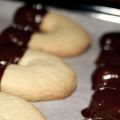 Ferri di cavallo al cioccolato fondente