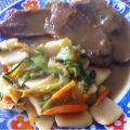 gnocchi di riso con verdure saltate e manzo[...]