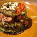 sfoglie di zucchine rotonde con insalata[...]