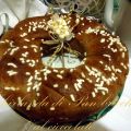GHIRLANDA DI PAN BRIOCHE AL CIOCCOLATO