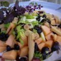 Insalata di melone e pannocchiette