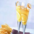 Buck's Fizz con cialdine di grana