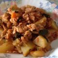 SPEZZATINO DI SOIA CON ZUCCHINE E PATATE