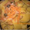 Pappardelle carote  e tonno