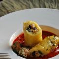 Strudel alle patate con frutti di mare
