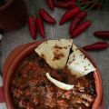Chili con carne macinata e fagioli neri