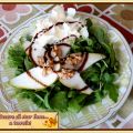 Insalata estiva con rucola, pere e noci
