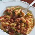 Fusilli con fagiolini e tonno