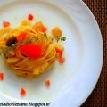 Tagliatelle con zucchine friulane, pomodoro e[...]