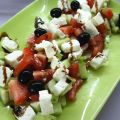 Feta con cetrioli e pomodori
