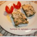 Tortino di spinaci e patate