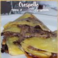 Crespelle ripiene di radicchio e gorgonzola