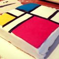 Una torta a regola d'arte...Torta Mondrian