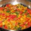 Orecchiette con peperoni.