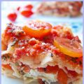 Lasagne estive con pane carasau feta e pomodori[...]