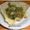 Coupelle di parmigiano con verdure