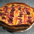 Crostata pesche e uva