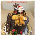 Panettone natalizio con crema chantilly e ribes