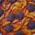 Keftedakia me patates sto fourno