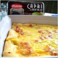 Spianata del contadino con prosciutto e cipolle