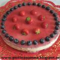 Cheese cake fragole e mirtilli