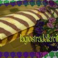 rotolo dolce bicolore