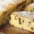 Torta di ricotta con gocce di cioccolato