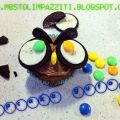 Cupcake gufo