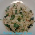 Risotto  zucchine e gamberetti