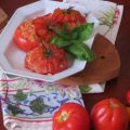 Pomodori ripieni con riso e tonno