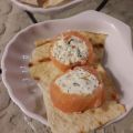 Rotolini di salmone alla robiola