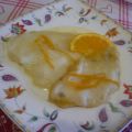 Filetto di platessa all'arancia