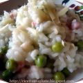 RISOTTO CON PISELLI E PANCETTA