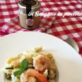 Primi piatti: Pennette con gamberi, zucchine e[...]