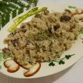 Risotto ai funghi porcini e profumo di timo