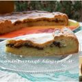 Crostata con crema e cioccolato