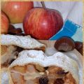 Strudel di mele, pera e castagne