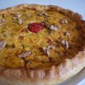 torta salata di zucca, porcini e ricotta