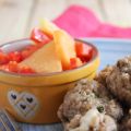 Polpette con insalatina