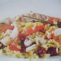 Riso allo zafferano con frutti di mare