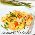 Gnocchi senza patate con crostacei e asparagi[...]