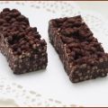 Barrette di riso soffiato e cioccolato