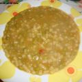 Pasta con piselli secchi