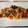Orecchiette alle Melanzane, Pinoli e Pistacchi