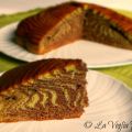 Torta zebrata al pistacchio e cacao