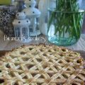 Crostata alla crema e more